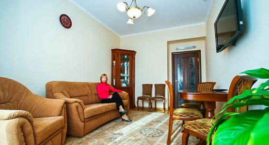 Гостиная в 2 местном 2 комнатном Люксе, Корпус №2 (206, 306/2) санатория Россия. Ессентуки