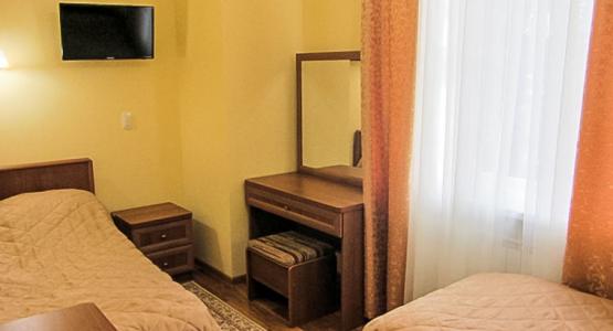 Спальня 2 местного 2 комнатного Семейного Р (после ремонта), Корпус №2 в санатории Россия. Ессентуки